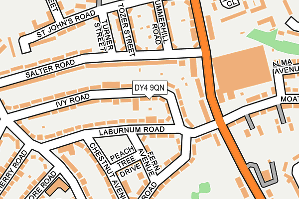 DY4 9QN map - OS OpenMap – Local (Ordnance Survey)
