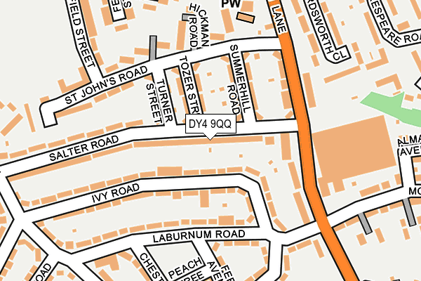 DY4 9QQ map - OS OpenMap – Local (Ordnance Survey)