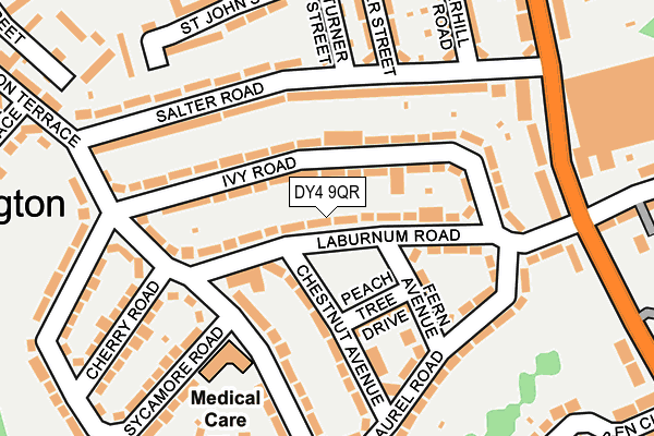 DY4 9QR map - OS OpenMap – Local (Ordnance Survey)