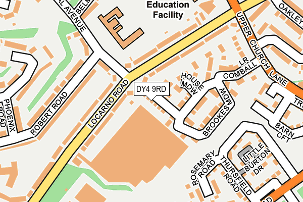 DY4 9RD map - OS OpenMap – Local (Ordnance Survey)