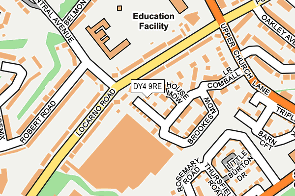 DY4 9RE map - OS OpenMap – Local (Ordnance Survey)