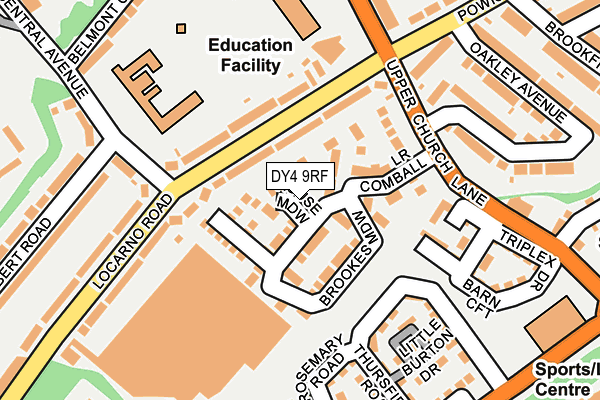 DY4 9RF map - OS OpenMap – Local (Ordnance Survey)