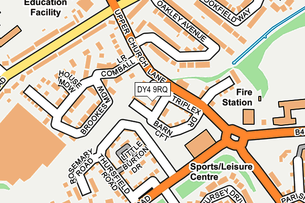 DY4 9RQ map - OS OpenMap – Local (Ordnance Survey)