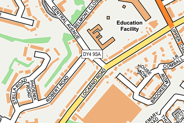 DY4 9SA map - OS OpenMap – Local (Ordnance Survey)