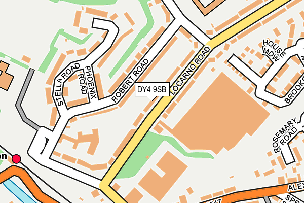 DY4 9SB map - OS OpenMap – Local (Ordnance Survey)