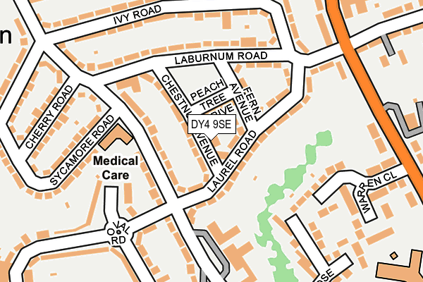 DY4 9SE map - OS OpenMap – Local (Ordnance Survey)