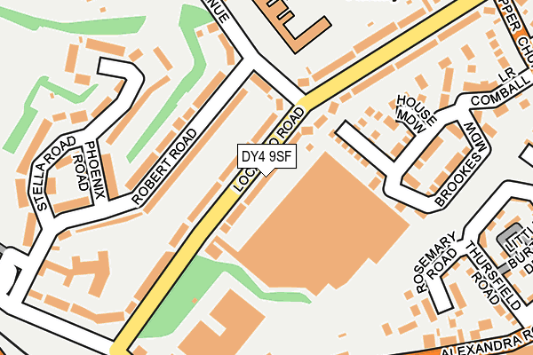 DY4 9SF map - OS OpenMap – Local (Ordnance Survey)