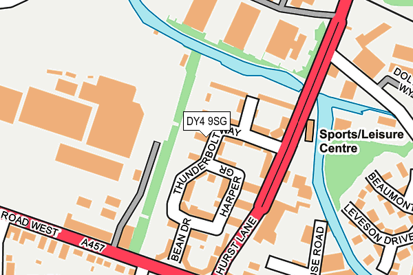 DY4 9SG map - OS OpenMap – Local (Ordnance Survey)