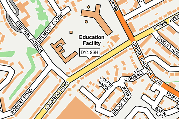 DY4 9SH map - OS OpenMap – Local (Ordnance Survey)