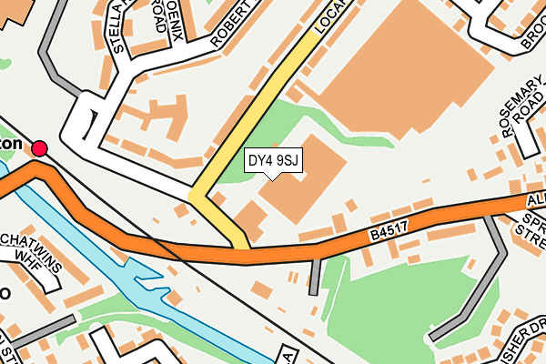 DY4 9SJ map - OS OpenMap – Local (Ordnance Survey)
