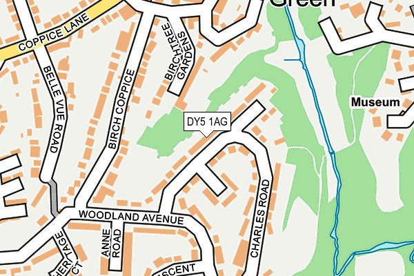 DY5 1AG map - OS OpenMap – Local (Ordnance Survey)