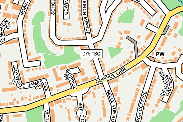 DY5 1BQ map - OS OpenMap – Local (Ordnance Survey)