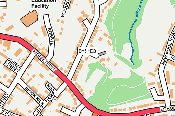 DY5 1EQ map - OS OpenMap – Local (Ordnance Survey)