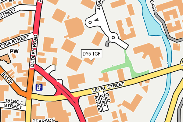 DY5 1GF map - OS OpenMap – Local (Ordnance Survey)