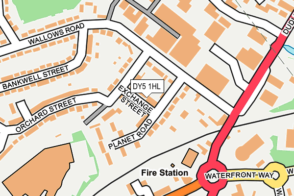 DY5 1HL map - OS OpenMap – Local (Ordnance Survey)