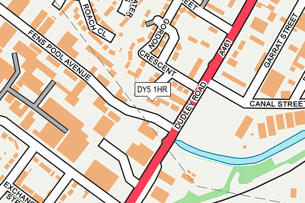 DY5 1HR map - OS OpenMap – Local (Ordnance Survey)