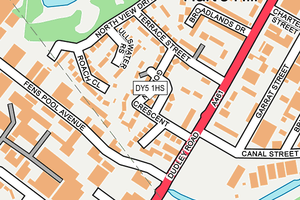 DY5 1HS map - OS OpenMap – Local (Ordnance Survey)