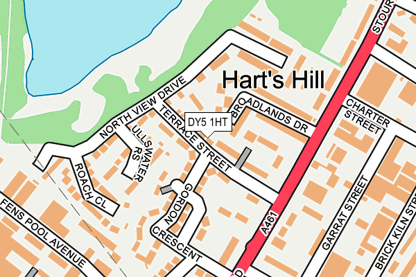 DY5 1HT map - OS OpenMap – Local (Ordnance Survey)