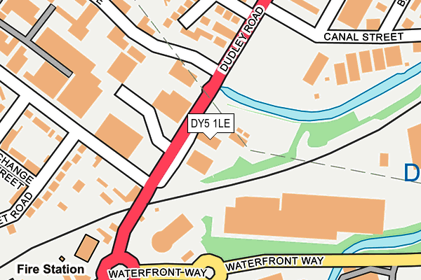 DY5 1LE map - OS OpenMap – Local (Ordnance Survey)