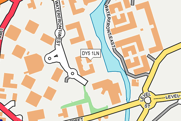 DY5 1LN map - OS OpenMap – Local (Ordnance Survey)