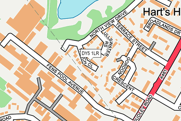 DY5 1LR map - OS OpenMap – Local (Ordnance Survey)