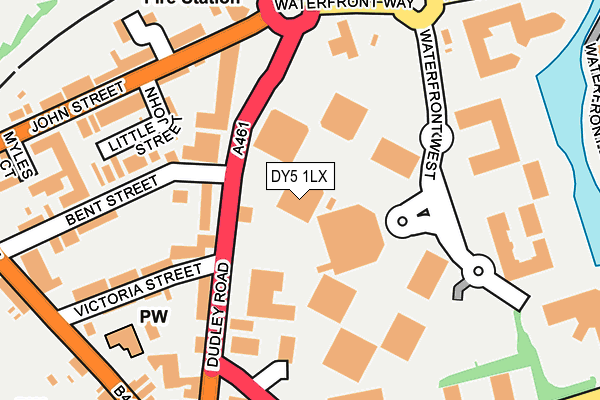 DY5 1LX map - OS OpenMap – Local (Ordnance Survey)