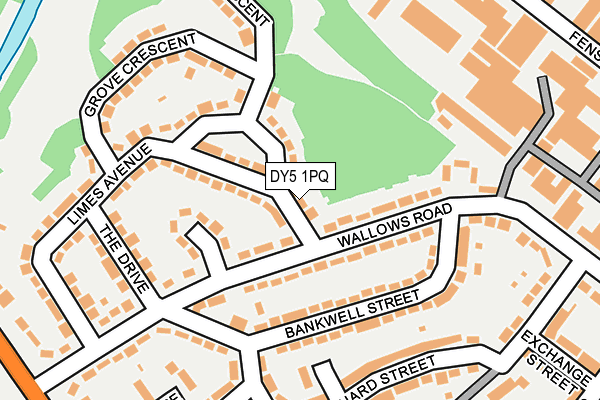 DY5 1PQ map - OS OpenMap – Local (Ordnance Survey)