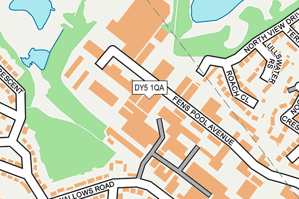 DY5 1QA map - OS OpenMap – Local (Ordnance Survey)