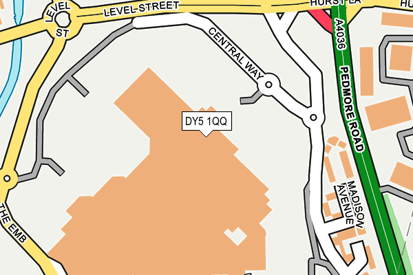 DY5 1QQ map - OS OpenMap – Local (Ordnance Survey)