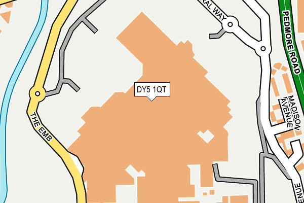DY5 1QT map - OS OpenMap – Local (Ordnance Survey)