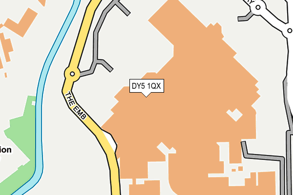 DY5 1QX map - OS OpenMap – Local (Ordnance Survey)