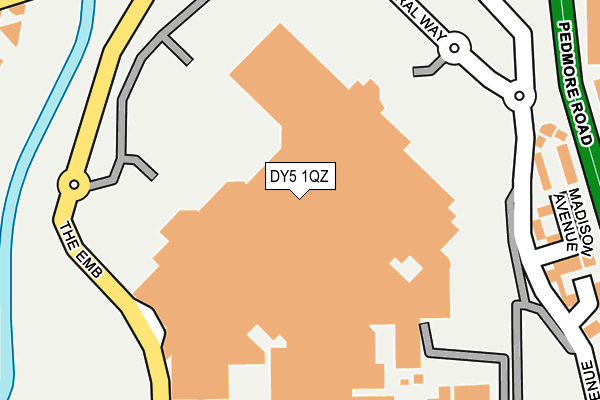 DY5 1QZ map - OS OpenMap – Local (Ordnance Survey)