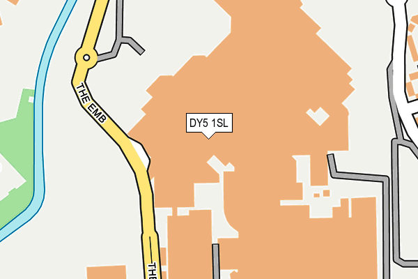 DY5 1SL map - OS OpenMap – Local (Ordnance Survey)