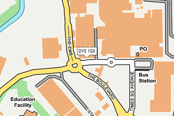 DY5 1SX map - OS OpenMap – Local (Ordnance Survey)
