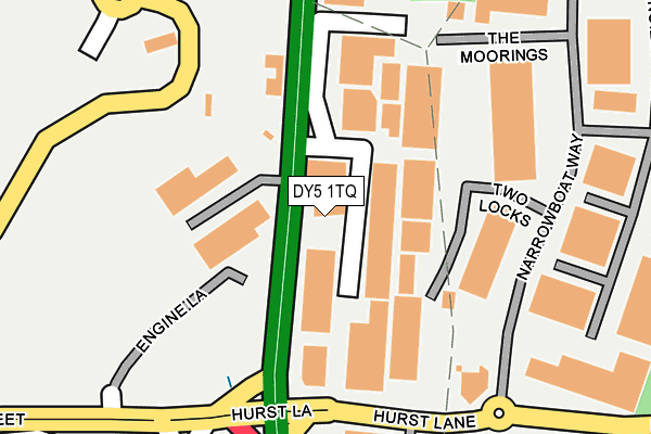 DY5 1TQ map - OS OpenMap – Local (Ordnance Survey)