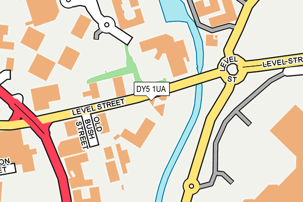 DY5 1UA map - OS OpenMap – Local (Ordnance Survey)