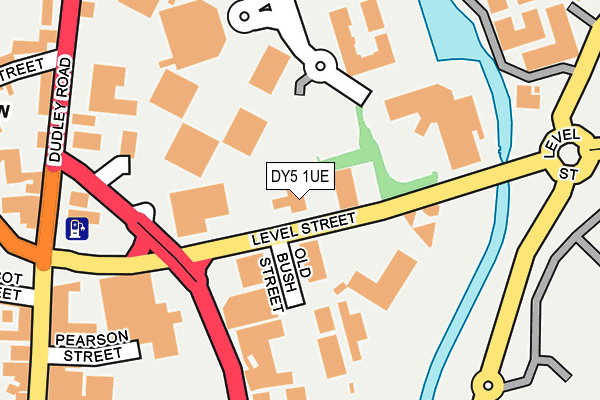 DY5 1UE map - OS OpenMap – Local (Ordnance Survey)