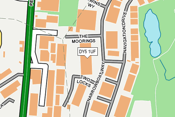 DY5 1UF map - OS OpenMap – Local (Ordnance Survey)