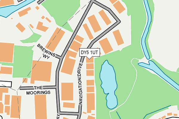DY5 1UT map - OS OpenMap – Local (Ordnance Survey)