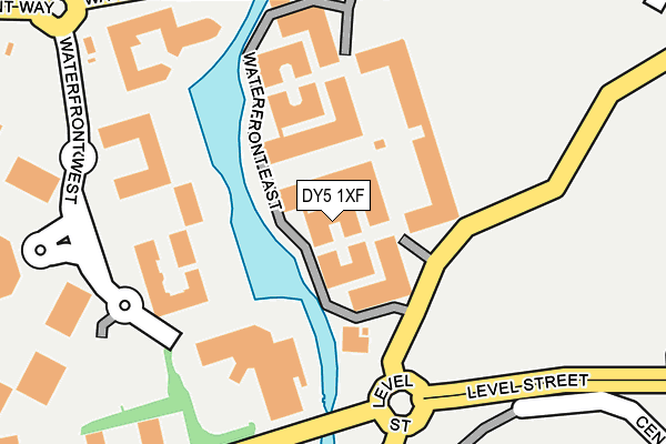 DY5 1XF map - OS OpenMap – Local (Ordnance Survey)
