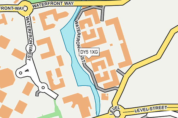 DY5 1XG map - OS OpenMap – Local (Ordnance Survey)
