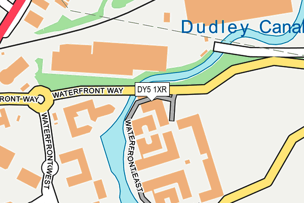 DY5 1XR map - OS OpenMap – Local (Ordnance Survey)