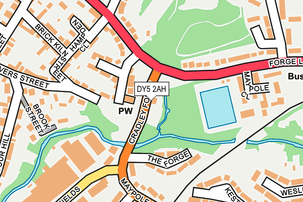DY5 2AH map - OS OpenMap – Local (Ordnance Survey)