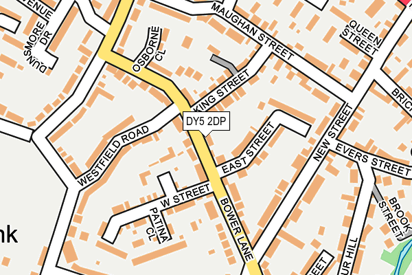 DY5 2DP map - OS OpenMap – Local (Ordnance Survey)