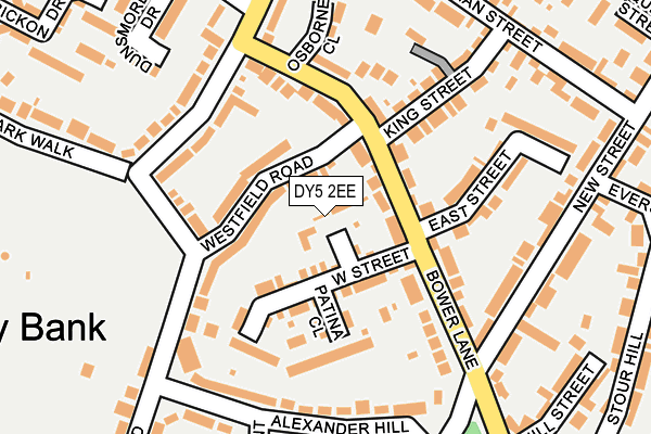 DY5 2EE map - OS OpenMap – Local (Ordnance Survey)