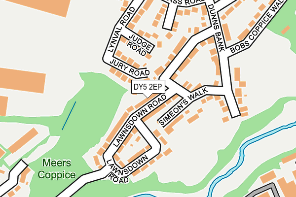 DY5 2EP map - OS OpenMap – Local (Ordnance Survey)