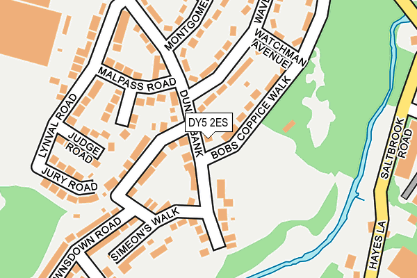DY5 2ES map - OS OpenMap – Local (Ordnance Survey)