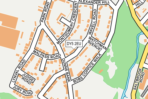 DY5 2EU map - OS OpenMap – Local (Ordnance Survey)
