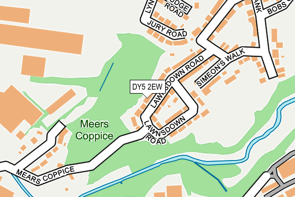 DY5 2EW map - OS OpenMap – Local (Ordnance Survey)