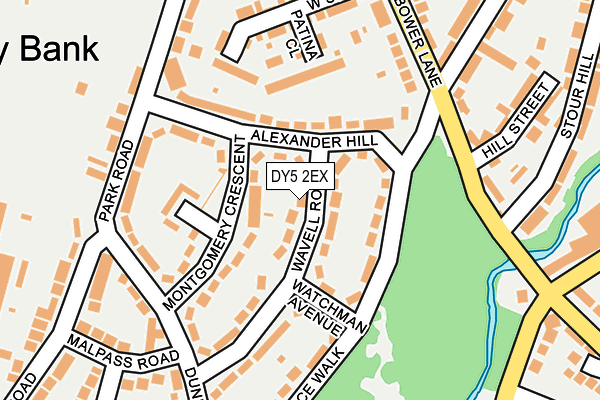 DY5 2EX map - OS OpenMap – Local (Ordnance Survey)